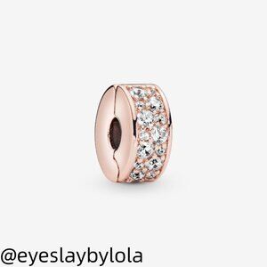 Pandora Clear Pavé Clip Charm